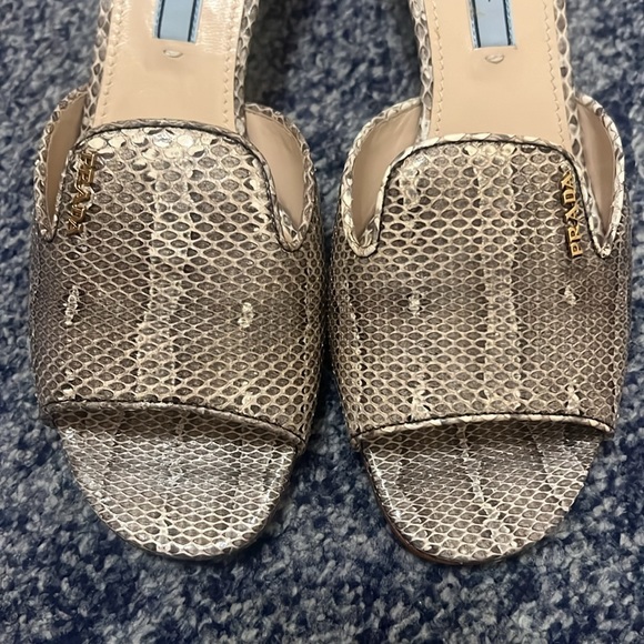 Prada snakeskin slides - Picture 4 of 8